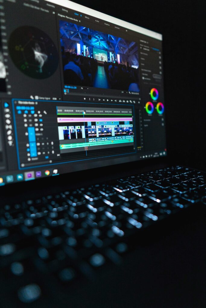 workstation di video editing